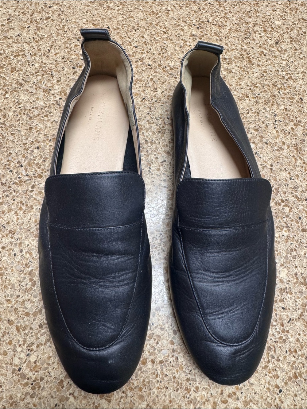 Everlane Black Leather Loafers